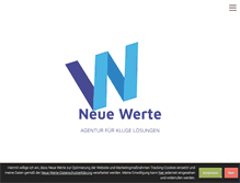 Tablet Screenshot of neuewerte.de